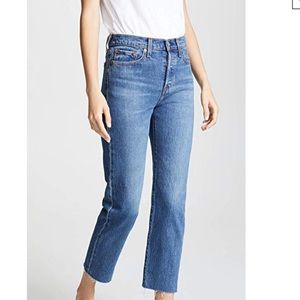 Women's Wedgie Straight Jeans, Love Triangle NWOT